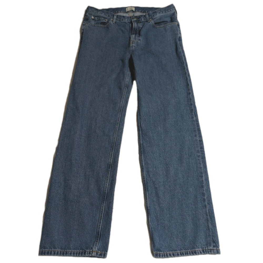Everlane The 90's Loose Straight Jeans Women's 34x32 Medium Wash‎ EUC